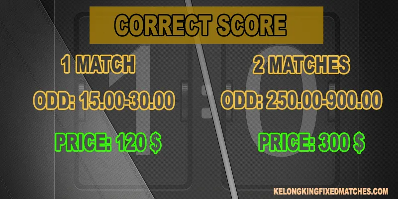 correct score tips correct score tips